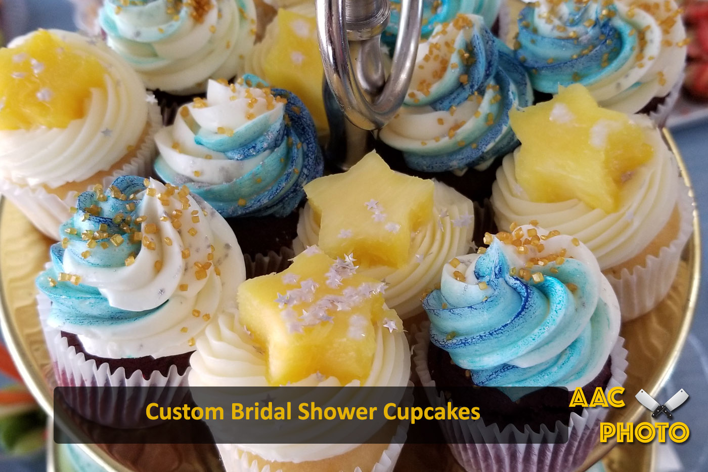 Custom Cupcakes Bridal Shower Cupcakes