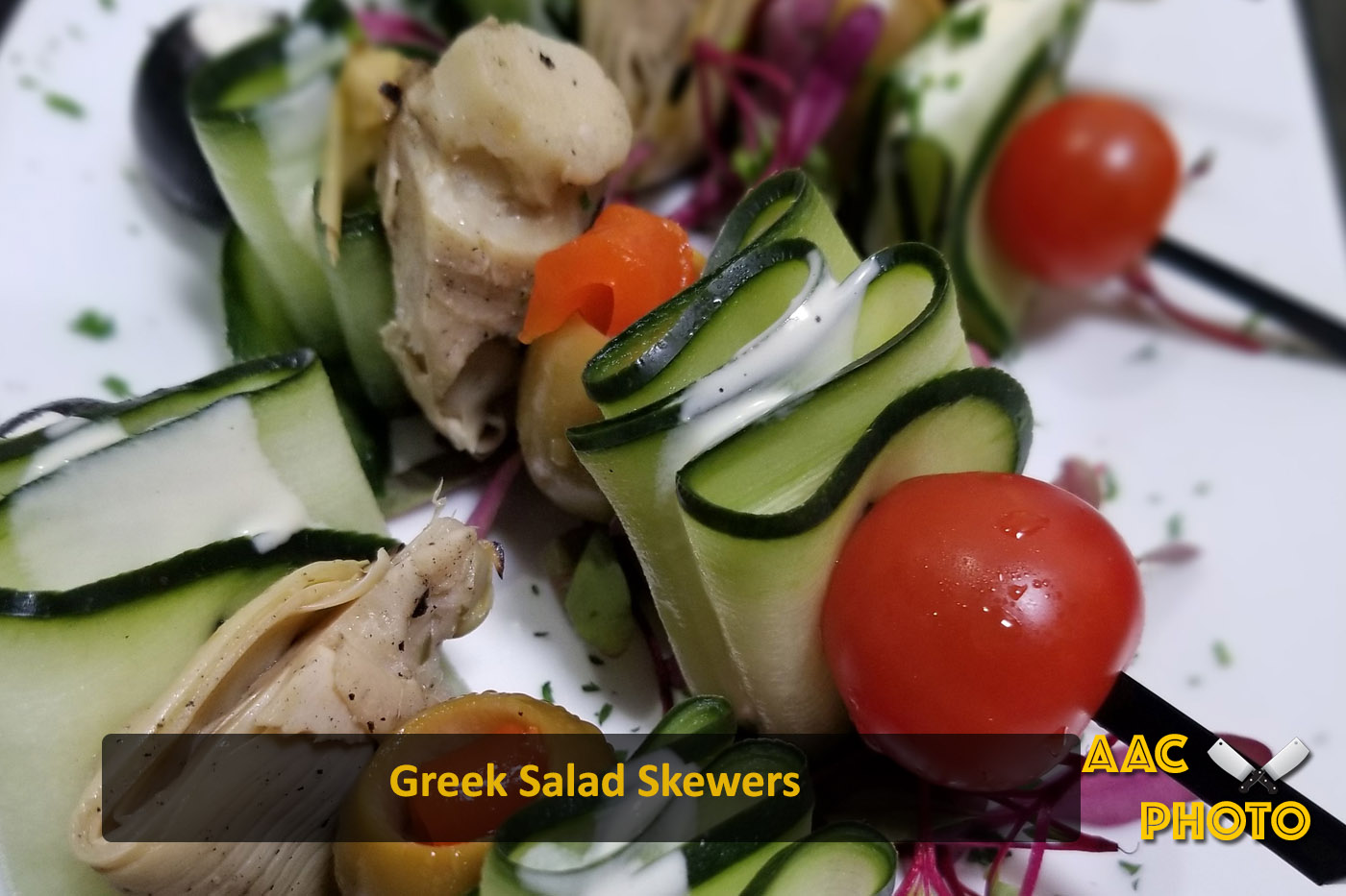 Greek Salad Skewers