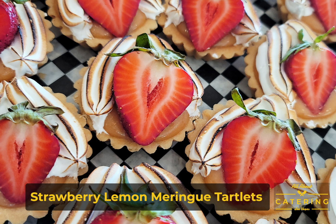 Strawberry Lemon Meringue Tartlets wm